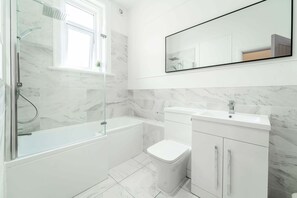 Shower, hair dryer