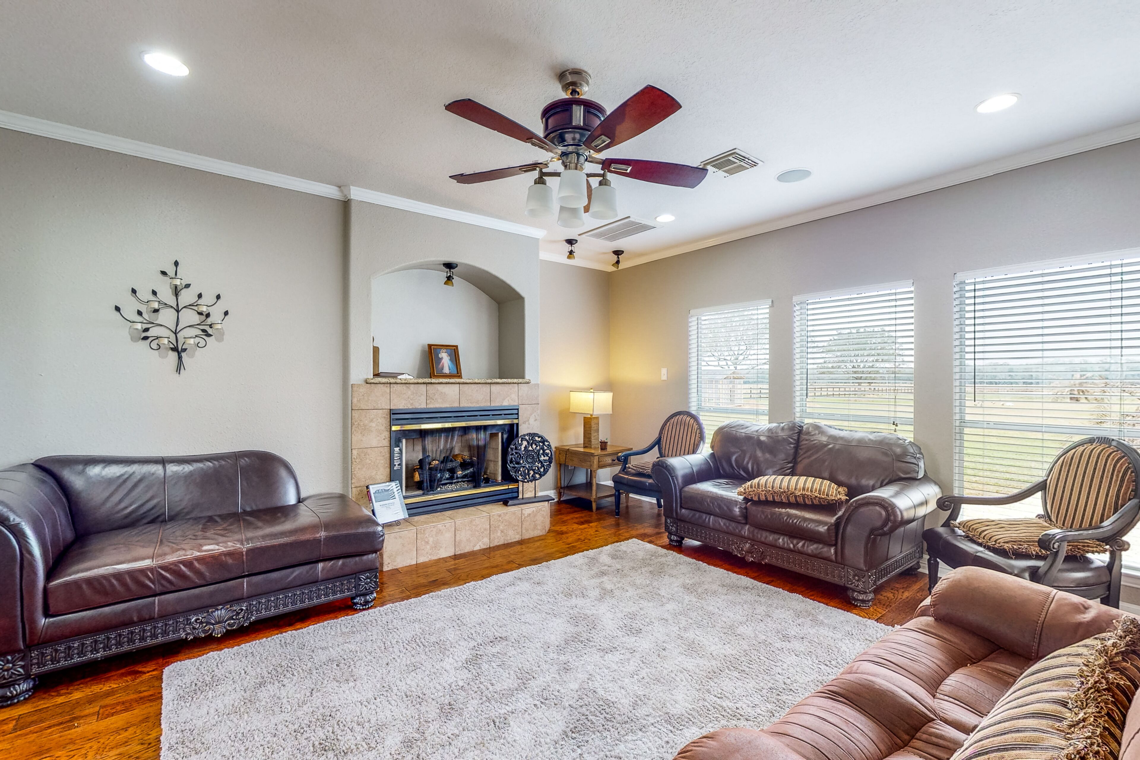 Serene farm stay with a pond, spacious porch