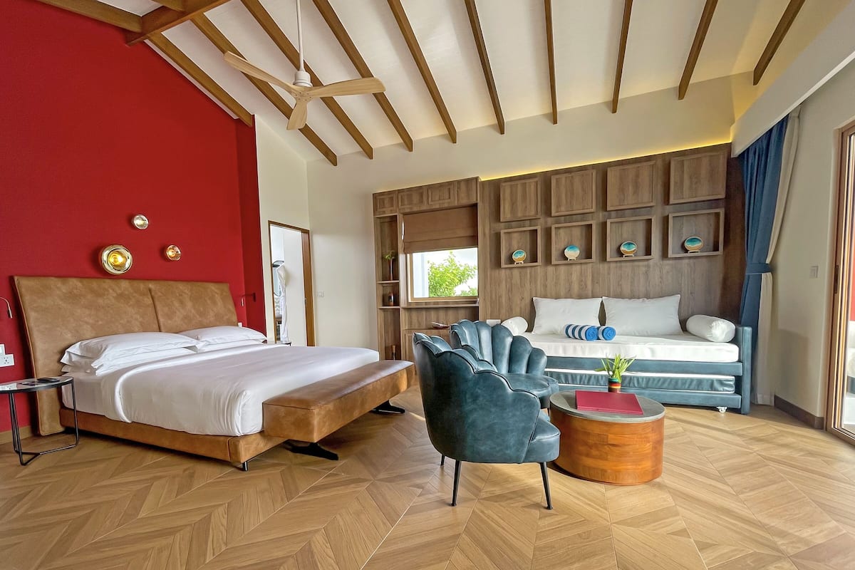 1 bedroom, free minibar items, in-room safe, individually decorated