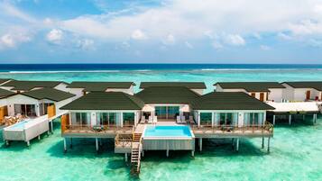 Free minibar items, in-room safe, individually decorated