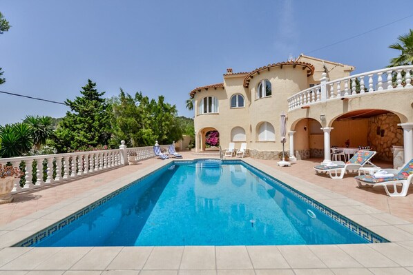Pool - Villa for rent in Benissa MIRASOL, for 4 pax with private pool, (Benissa)