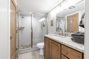 Shower, hair dryer