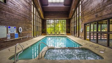 Indoor pool, a heated pool