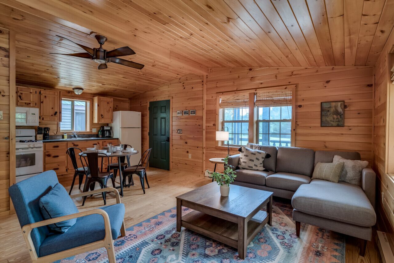 Una Smart TV, una chimenea