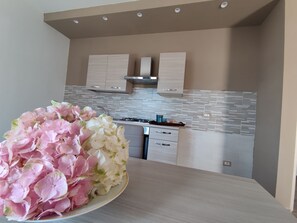 Kühlschrank, Herdplatte, Wasserkocher mit Kaffee-/Teezubehör