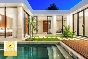 Voorkant van accommodatie