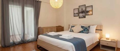 1 makuuhuone, silitysrauta/-lauta, Wi-Fi, vuodevaatteet