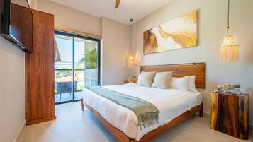 2 bedrooms, iron/ironing board, travel cot, WiFi