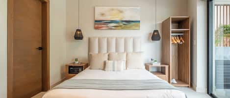 2 habitaciones, tabla de planchar con plancha, cuna de viaje y wifi