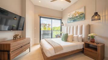 2 bedrooms, iron/ironing board, travel cot, WiFi