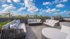 Terrace/patio - Kippal Apartamento con vista al mar (San Miguel de Cozumel)