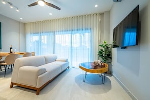 TV, books, offices