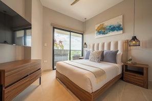 2 bedrooms, iron/ironing board, travel cot, WiFi