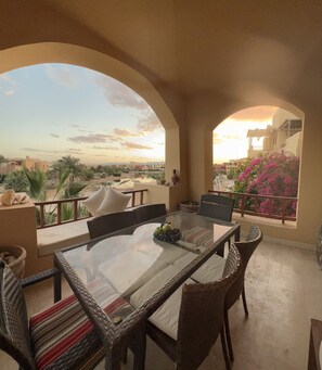 Apartment | Outdoor dining - Noobian Lagoon 2 Bedrooms Ap (El Gouna)