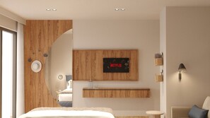 Suite Deluxe | Una scrivania, postazione laptop, insonorizzazione, Wi-Fi gratuito