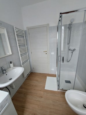 Shower, hair dryer, bidet, towels - Dolomites/Dolomiti Bellunesi National Park, nice apartment just renewed (Feltre)