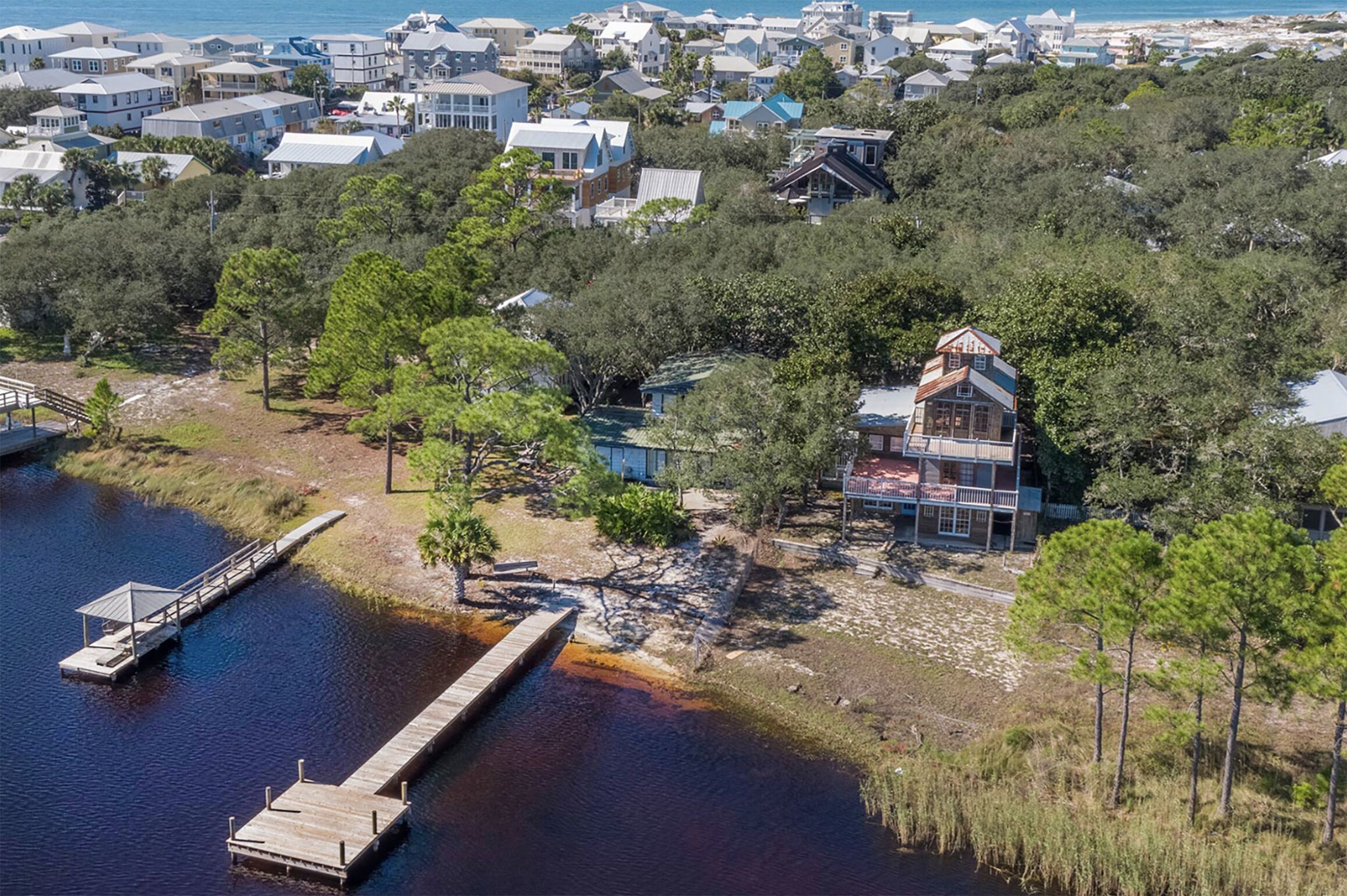 Lake & Beach House~4 Bikes~Historic Grayton Beach~Sealake Cottage