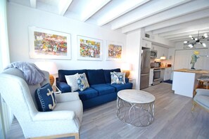 Huoneisto, 1 makuuhuone | Oleskelualue | Suoratoistopalvelut