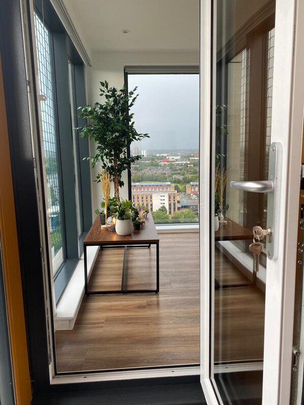 Apartment, 2 Queen Beds | View from property - Luxury 2 Bedroom En-suite Apartment Balcony View (Salford)