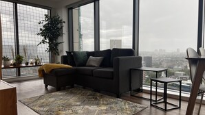 Apartment, 2 Queen-Betten | Wohnbereich