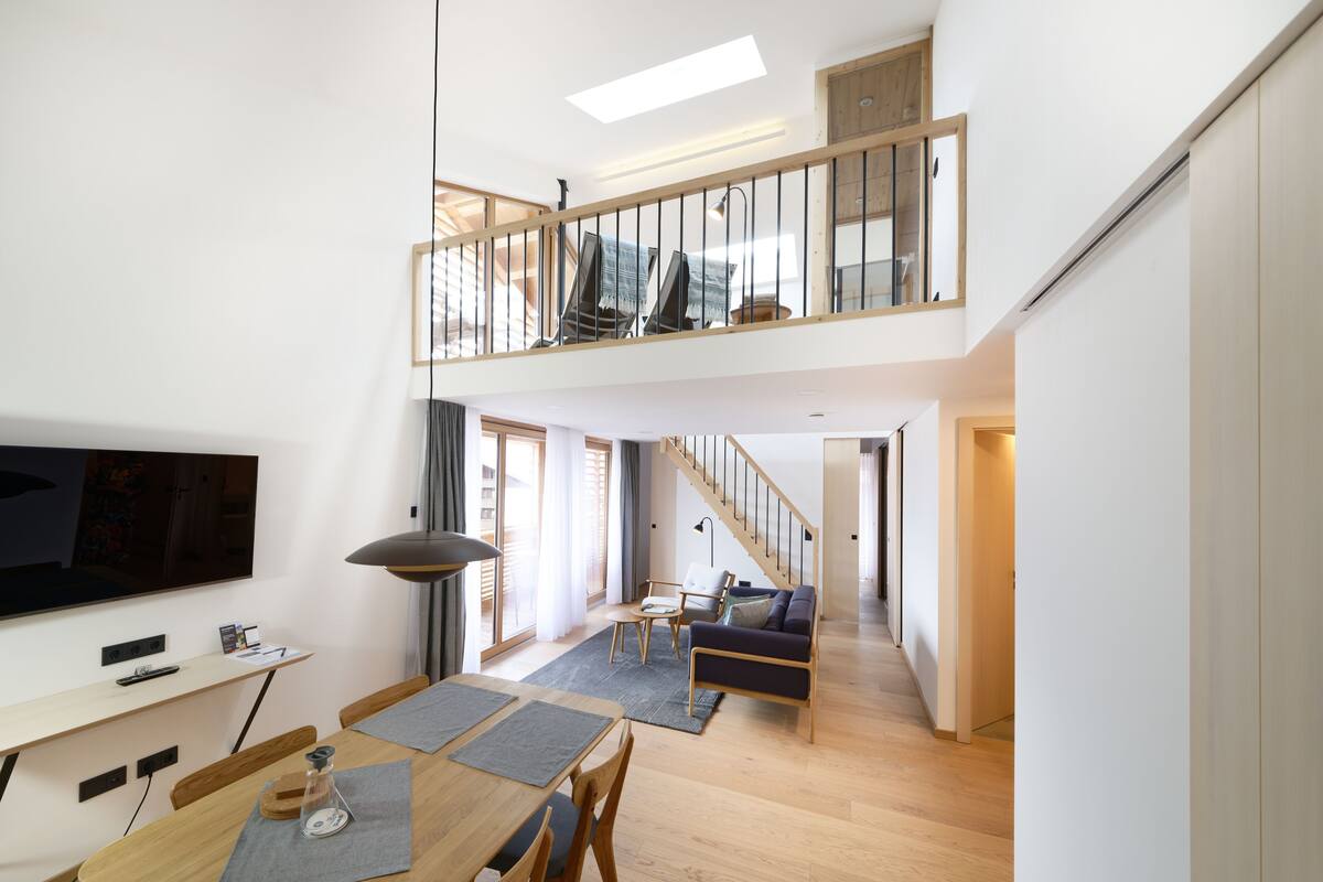 1 chambre, literie de qualité supérieure, couette en duvet d'oie