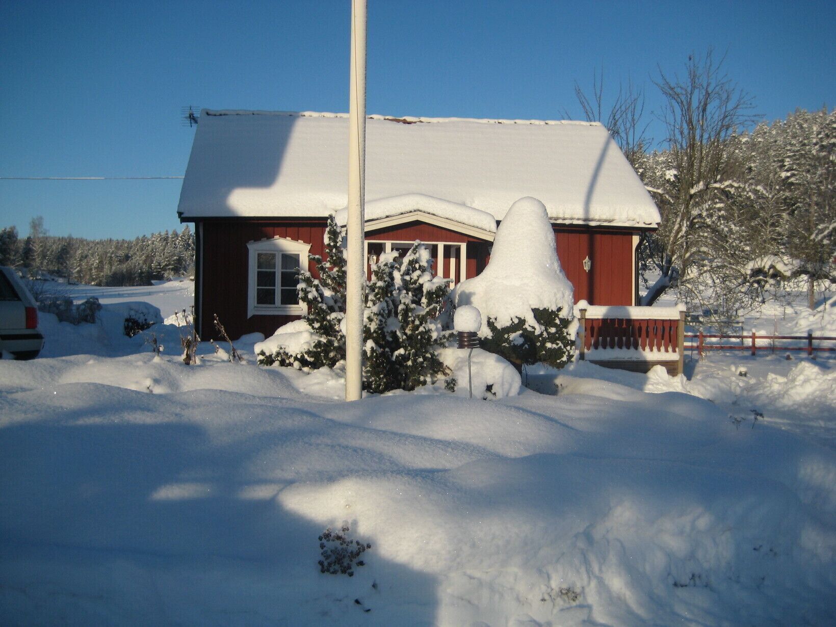 A snowy picture from the winter of 2009/10