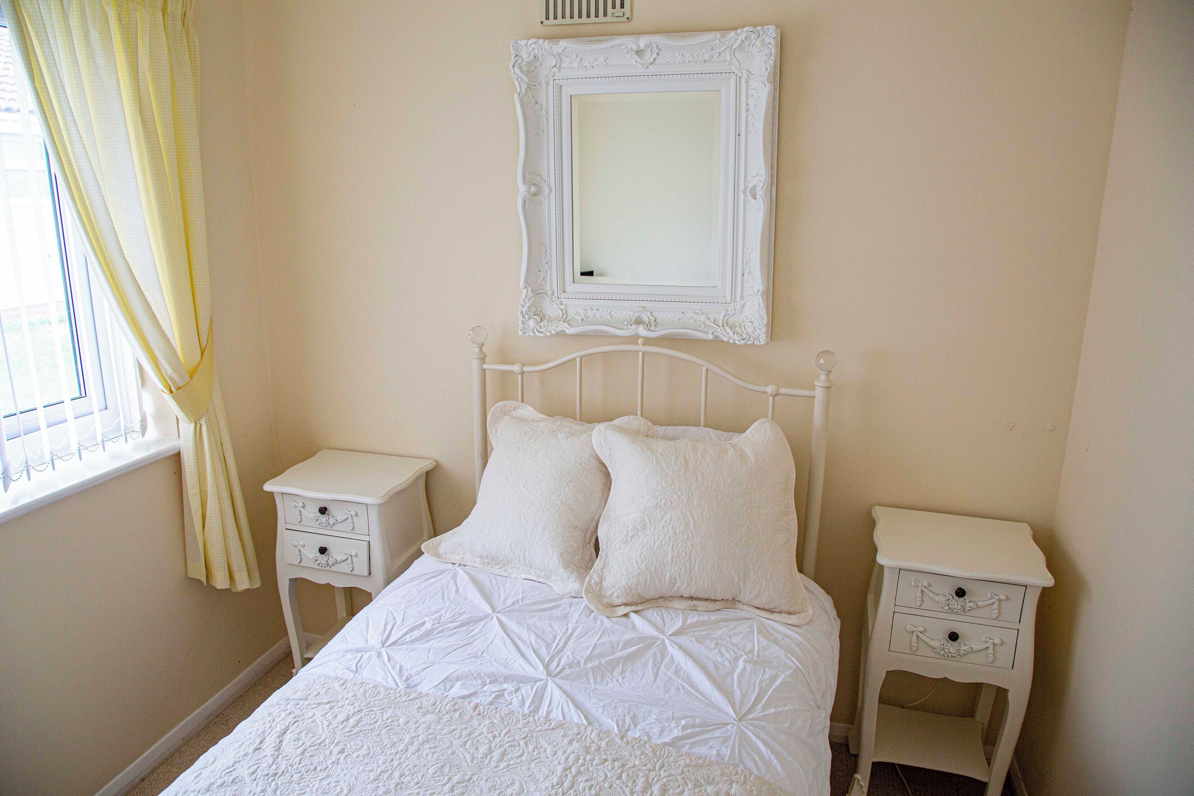 2 室のベッドルーム、ベッドシーツ