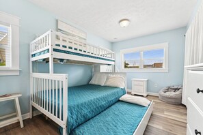 3 bedrooms, iron/ironing board, travel cot, free WiFi