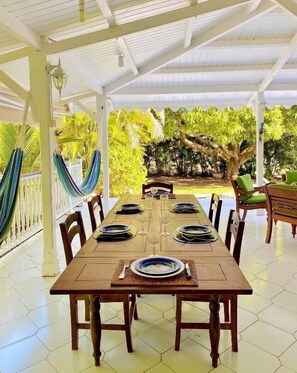 Restauration en plein air