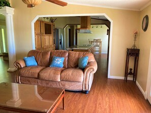 Premium Mobile Home | Living area | LED TV - 1075 Marina Dr (Trinity)