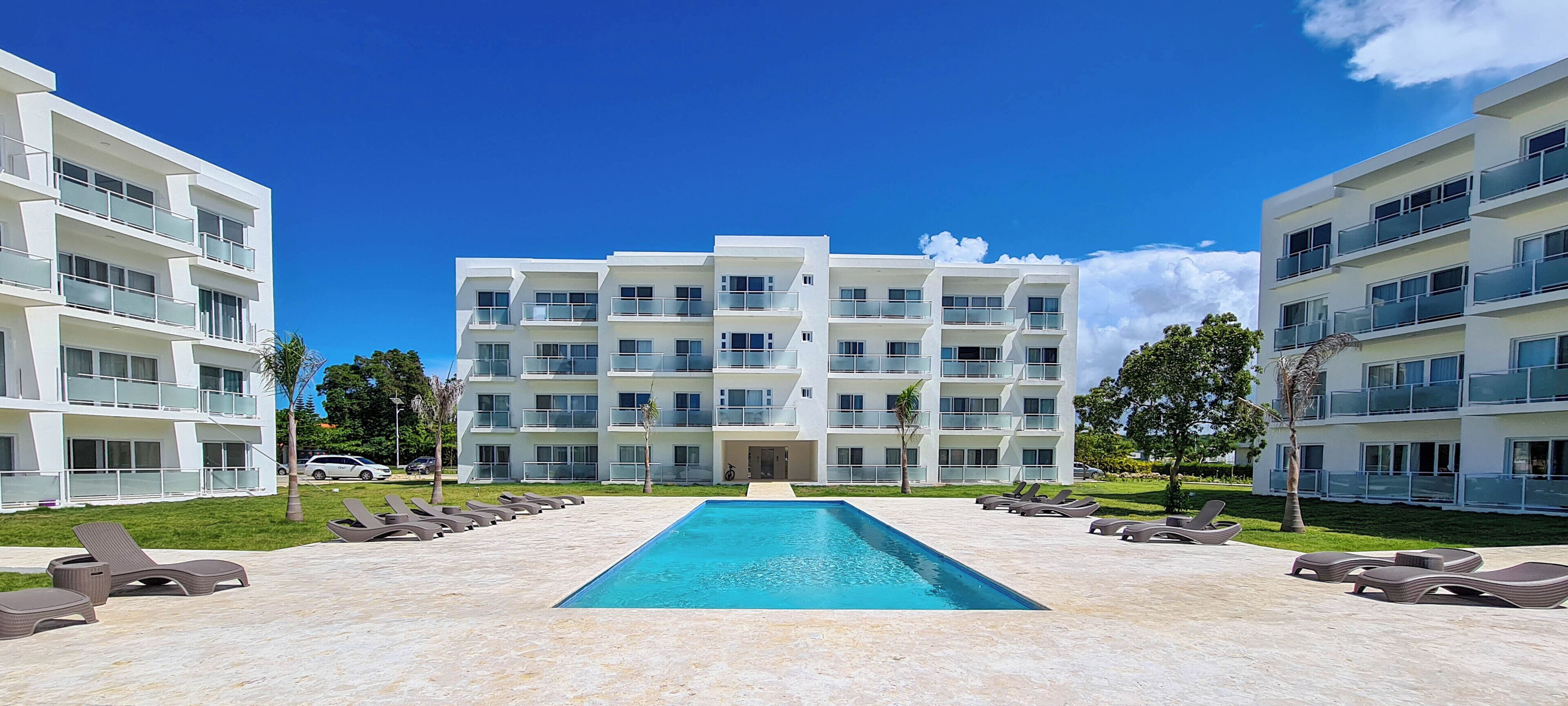 Façade de l’hébergement