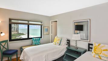 2 bedrooms, iron/ironing board, travel crib, free WiFi