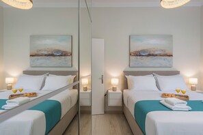 2 bedrooms, in-room safe, iron/ironing board, WiFi