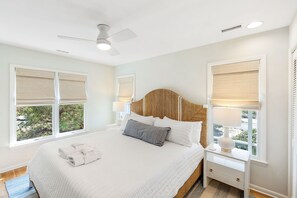 5 bedrooms, iron/ironing board, travel cot, WiFi