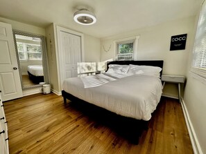 2 dormitorios, tabla de planchar con plancha, wifi y ropa de cama