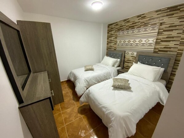 2 quartos, Wi-Fi, roupa de cama