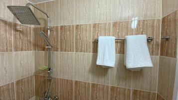 Free toiletries, hair dryer, towels, soap