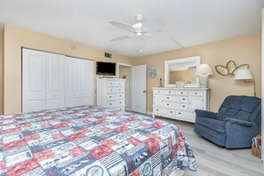 2 bedrooms, iron/ironing board, travel cot, free WiFi - Sun-Kissed Escape: Steps to Pier w/ Heated Pool & Private Balcony (Cocoa Beach)
