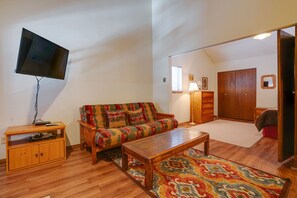 TV, fireplace, DVD player