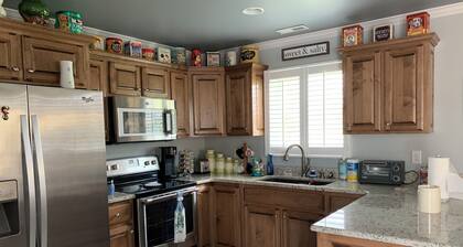 Country setting guesthouse.