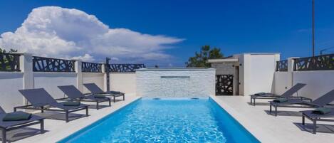 Una piscina riscaldata