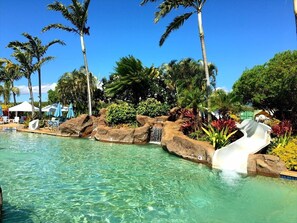 Pool - Newly remodeled with AC, gorgeous ground floor condo 87, 3 min walk to beach (Koloa)