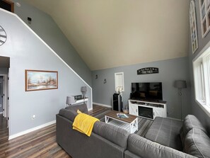 TV connectée, cheminée