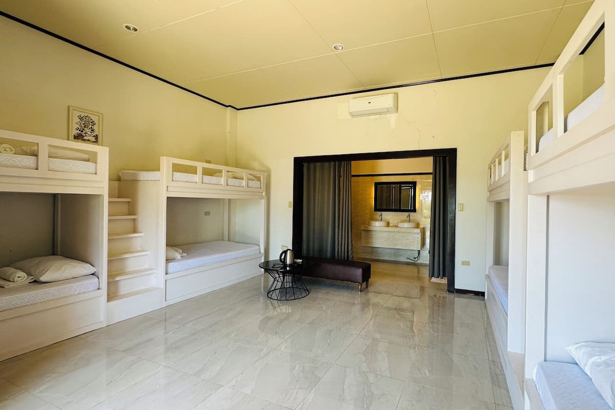 Standard Shared Dormitory, Multiple Beds, Non Smoking, Sea View | 1 bedroom, bed sheets