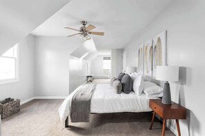 3 bedrooms, desk, iron/ironing board, WiFi