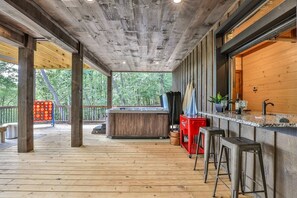 Terrace/patio - Starry Night Lodge | Morganton, GA (Morganton)