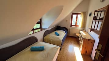 3 habitaciones, wifi y ropa de cama