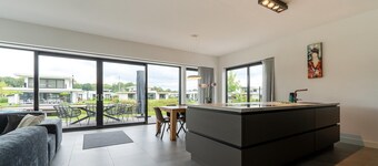 Water villa in Zeewolde with jetty