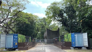 Front of property - Shipping Container Hotel Haw Par Villa (Singapore)