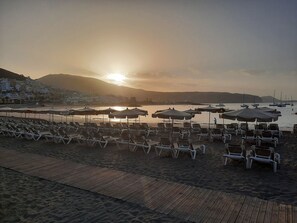 In Strandnähe, Strandtücher